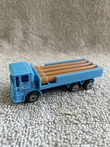 Vintage 1999 Hasbro Tonka Blue Pipe Truck 1:64 Maisto pre-owned- Hauler - Picture 1 of 5