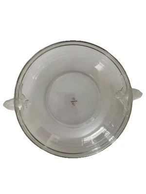 Cuenco grande Mikasa, rosa satinada, hecho en Alemania, cristal Walther Foto 1 de 4