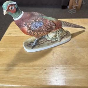 Vintage Ringhals Fasan Andrea Sadek handbemalte Figur Japan 7" groß - Bild 1 von 18