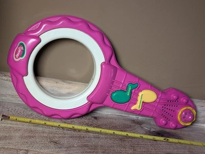 Vintage Playskool Barney Magic Song Banjo-1997-Tested & Working Condition - Image 1 of 4