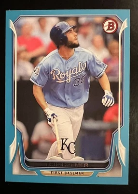 Bowman 2014🔥Eric Hosmer🔥Bowman azul paralelo serializado/500 #188 K.C. Royals  Foto 1 de 2