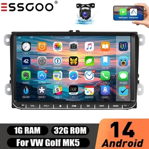 9" Android14 Car Stereo+AHD For VW Volkswagen Jetta Passat Apple Carplay WIFI BT - Picture 1 of 15