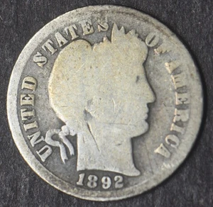 1892-O Barber Silver Dime 10C [COINGIANTS] - Picture 1 of 2