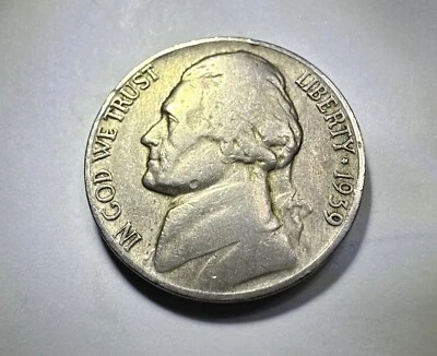 1939 No Mint Mark Nickel DD & Errors - Image 1 of 4