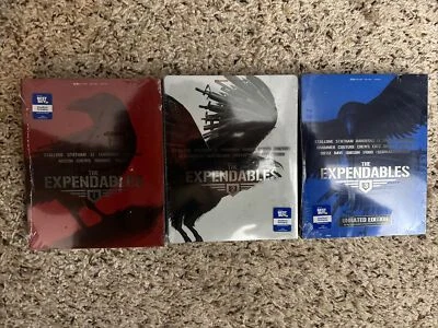 The Expendables 1-3  SteelBook 4K UHD Blu-ray Digital Brand New Sealed Ultra HD Foto 1 de 2