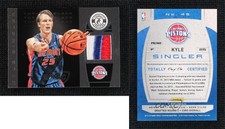 2013-14 Totally Certified Memorabilia Totally Black Prime 1/1 Kyle Singler #45