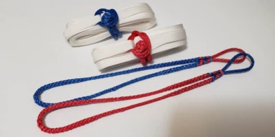 Hamaca Becket Enganche Kit con Correas Dyneema Rojo y Azul Foto 1 de 4