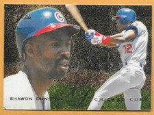 SHAWON DUNSTON CHICAGO CUBS #112 - FLAIR NM-MT 1995