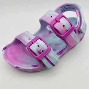 Sandalias Moradas para Niña Cat & Jack Hebilla Doble Correas Ajustables Verano - Imagen 1 de 4