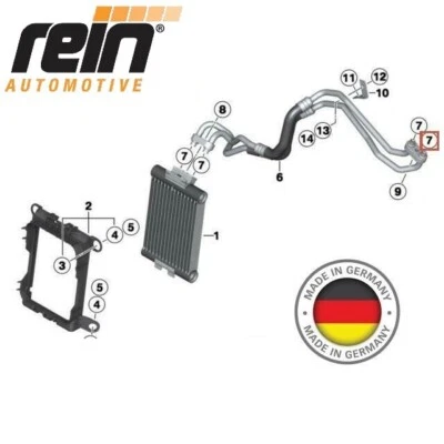 ✅ Set of 2 OEM Oil Cooler O-Ring Seals for BMW 17222245358-EC 17228604345 CRP - Image 1 of 2