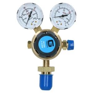Regulador de oxígeno O2 de una sola etapa 2 botella de gas calibre 300 barras soldador de soldadura - Imagen 1 de 3