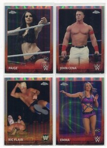 2015 Topps Chrome WWE REFRACTOR #1-100 - PICK FROM LOT RC ROOKIE & VETS