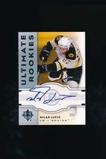2007-08 Ultimate Rookies #154 Milan Lucic Auto 331/399 Boston Bruins RC