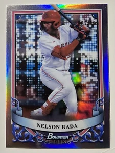 Nelson Rada 2024 Bowman Sterling Prospect #BSP-13 Silver Refractor #/199 - Picture 1 of 2