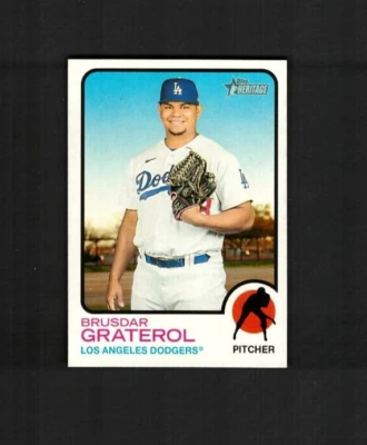 2022 Topps Heritage - BRUSDAR GRATEROL - High Number SP Card #480 - Image 1 of 2