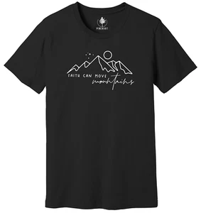 Faith Can Move Mountains Shirt, Motivational Christian Shirt, Religious Shirt - Picture 1 of 3