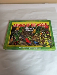 Animals of the World Jigsaw Book by Garry Fleming Hardcover LIKE NEW condition! - Imagen 1 de 9