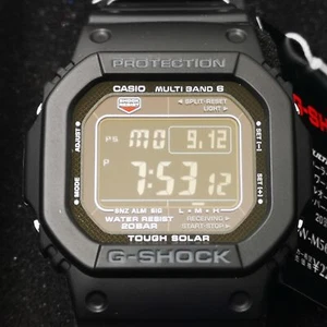 CASIO G-SHOCK GW-M5610U-1BJF Black 20 ATM Waterproof Solar Men Watch New in Box - Picture 1 of 12