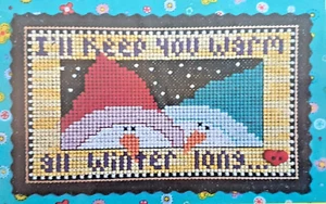 I'll Keep You Warm All Winter Long - Tabla de punto de cruz, papel perforado, fieltro - Imagen 1 de 3