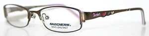 SKECHERS 1504 BROWN New Children's Girl's Optical Eyeglass Frame - Picture 1 of 2