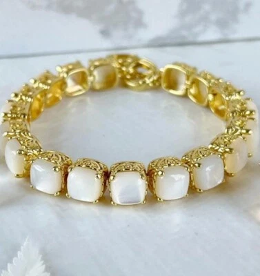 Pulsera Park Lane LUNA Madreperla Tono Dorado Pulsera Corona Ajuste Foto 1 de 2