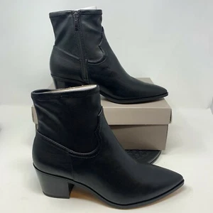 Franco Sarto Botines Mujer Talla 9.5 Zapatos Shaneen Negro Botas Occidentales - Imagen 1 de 10