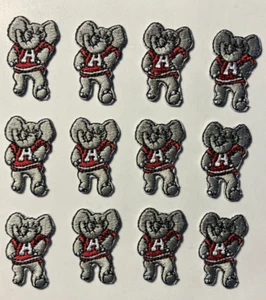Toppe Alabama Crimson Tide ferro elefante grande Al su 1,25" alto 12 pezzi - Foto 1 di 5