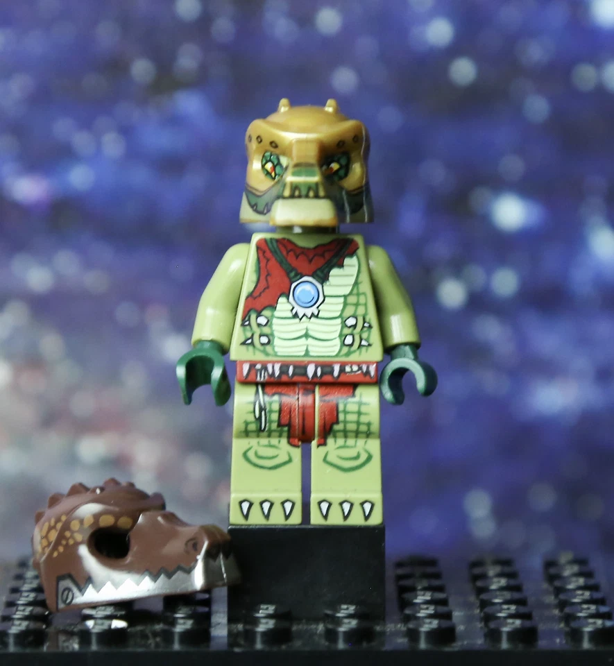 LEGO Legends of Chima Minifigura Crawley con máscara extra Foto 1 de 1