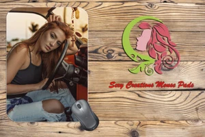 Sexy Redhead - Mouse Pad - Picture 1 of 2