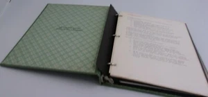 Vintage 50's&60's Binder of Notes and Patterns Knitting& Sewing Capes Ponchos  - Picture 1 of 8