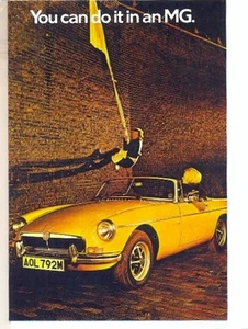 MG MGB "You can do it in an MG" - Grußkarte Geburtstag von Vintage Ad Gallery - Bild 1 von 1