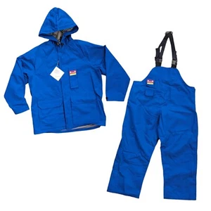 Helly Hansen Large Flame Retardant Nomex IIIA Safety Jacket & Bib Overall Pants - Picture 1 of 12