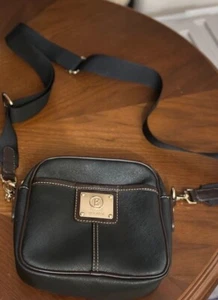 Bogner Tasche Saffian Leder Braun Schwarz Damen (B55) - Bild 1 von 8