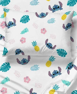 Disney's Lilo & Stitch Twin, Full & Queen Sheet Sets - 3 & 4 Piece White - Imagen 1 de 14