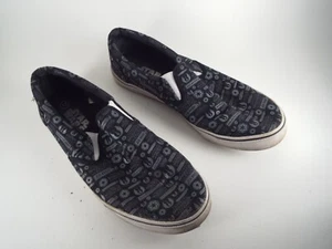 Star Wars Men's Canvas Shoes Lucas Film Ltg Size 12 Black and White - Picture 1 of 6