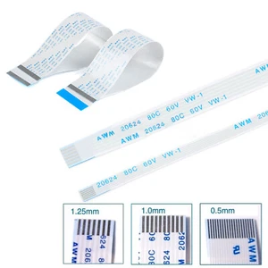 Flachbandkabel Flexibel FFC-Flachkabel FPC 0.5mm 10- 4polig 6-40cm Für PCB-Board - Picture 1 of 4