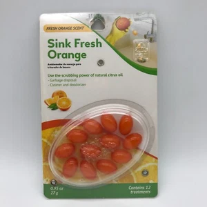 Sink Fresh Orange Garbage Disposal Cleaner Deodorizer - Picture 1 of 5