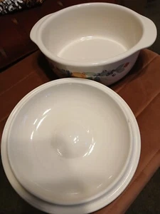 Corelle Coordinates Abundance 2-1/2 Quart Stoneware Covered Casserole Dish w/Lid - Picture 1 of 9