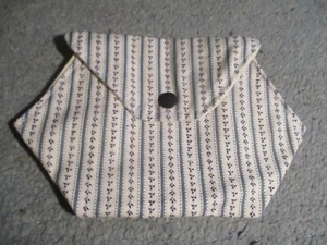 Minitasche, kleines Etui, ca. 20x13 cm- Stoff-Handarbeit - Bild 1 von 5