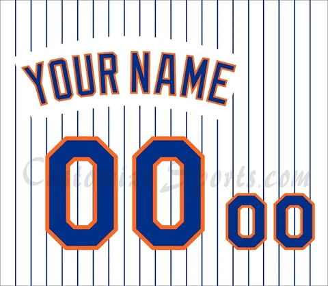 Baseball New York Mets Customized Number Kit for 2000 Turn Back Clock Uniform Cover