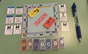 ELFOPOLY Juego Prop Escena Ideas Estante Elfo Prop Navidad ¡Diversión! - Imagen 1 de 7