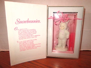 Dept 56 Snowbunnies "I've Got A Surprise" Porcelain Figurine *NIB - Imagen 1 de 6