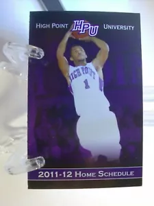 2011-12 High Point Panthers Basketball Pocket Schedule  (Sch0375) - Picture 1 of 2