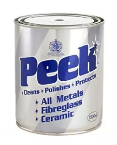 Peek Polish Metal Cleaner Fiberglass Ceramic Silver Gold Brass Steel 1000ml / 1l - Picture 1 of 4