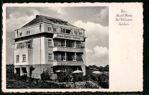 Bad Wildungen, Hotel Haus Bartel-Heinze, Ansichtskarte  - Picture 1 of 2
