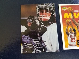 Kelly Hrudey LA Kings 1994-95 Flair Hockey NHL OVERSIZE BLANK BACK WOW - Picture 1 of 3