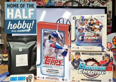 Washington Nationals Hobby Box BREAK 2025 MLB 1/2 Topps Update 1/2 Bowman - Image 1 of 4