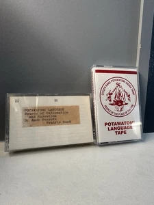 Potawatomi Language Cassette Tape Lot (2) Citizen Band & Prairie Band - Picture 1 of 2