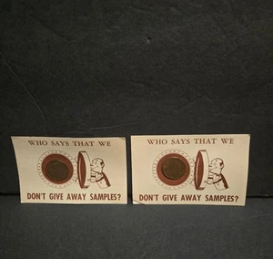 2 DEFUNK SECURITY STATE OF BANK KEOKUK IOWA GIVE AWAY SAMPLES 1973 - 1975 PENNY - Picture 1 of 5