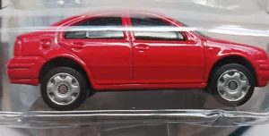 Volkswagen VW Jetta 1990's Mk 4 Version RED Maisto 1:64 Diecast New on Cut Card. - Picture 1 of 8